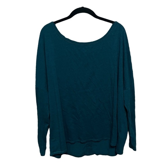 Calia Teal Dolman Split Back Long Sleeve - Picture 3 of 11